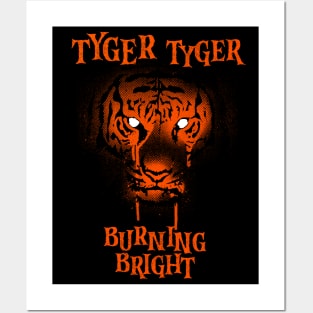 Tyger Tyger Burning Bright... Posters and Art